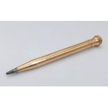 A vintage, gold filled, mechanical pencil WAHL EVERSHARP. Length: 10 cm.