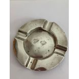 Antique Solid SILVER ASHTRAY With clear hallmark for Birmingham 1918. Could use a clean. Diameter 10