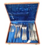 WW2 German 6-person Cutlery Set with Waffen SS runes on each piece. 24 pieces in total. Maker Emil