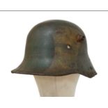 WW1 Imperial German Camouflage 1916 Model Stahlhelm Helmet. No Liner.