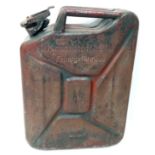 100% Genuine Waffen SS 20 Ltr. Jerry Can Made by Sandrik. This can was found in Normandy France.