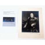 An Outstanding Condition Genuine Original Winston Churchill Ink Signed Portrait Image of Churchill