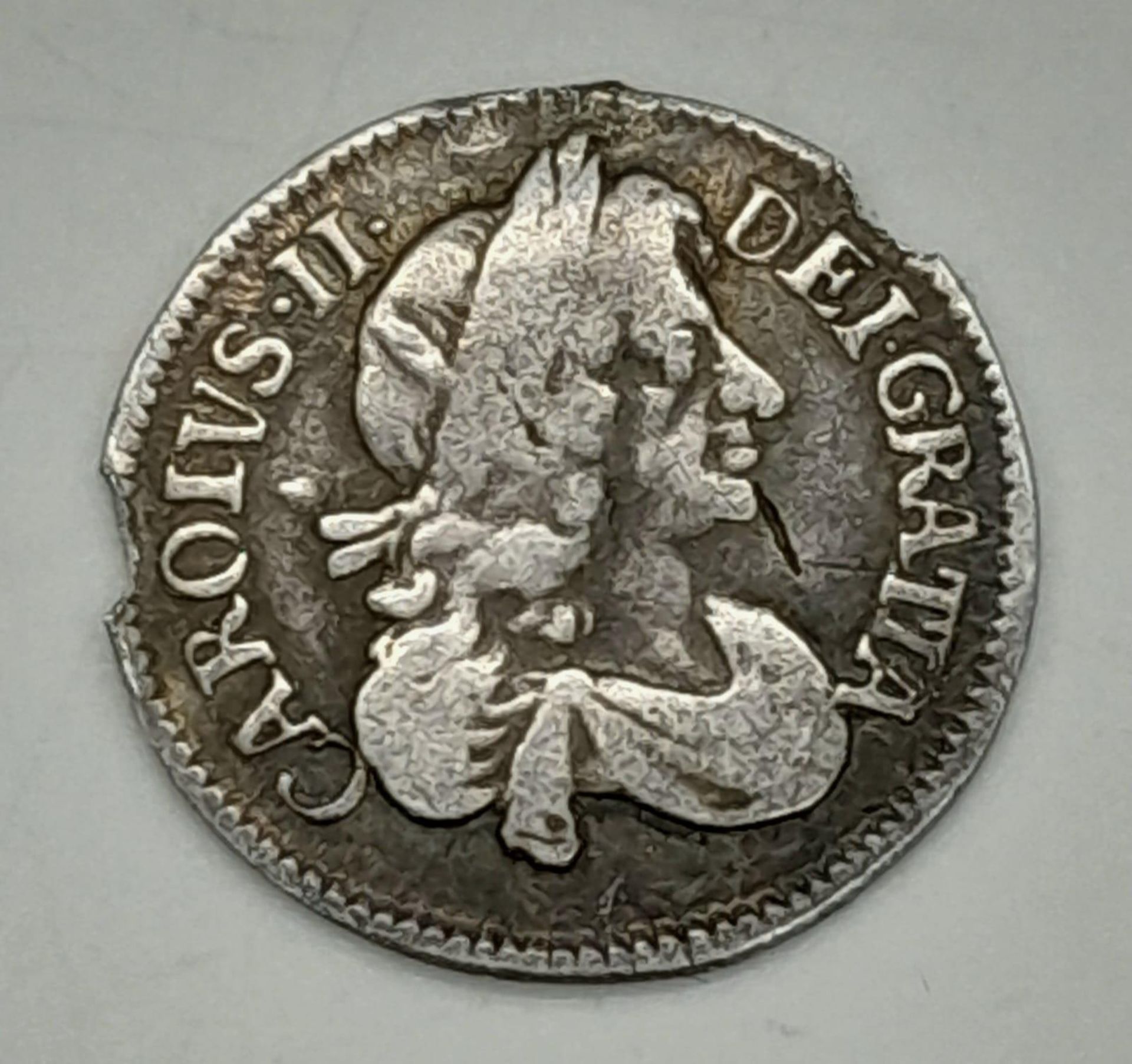 A Charles II 1679 Silver Threepence Coin. Please see photos for conditions - Image 2 of 3