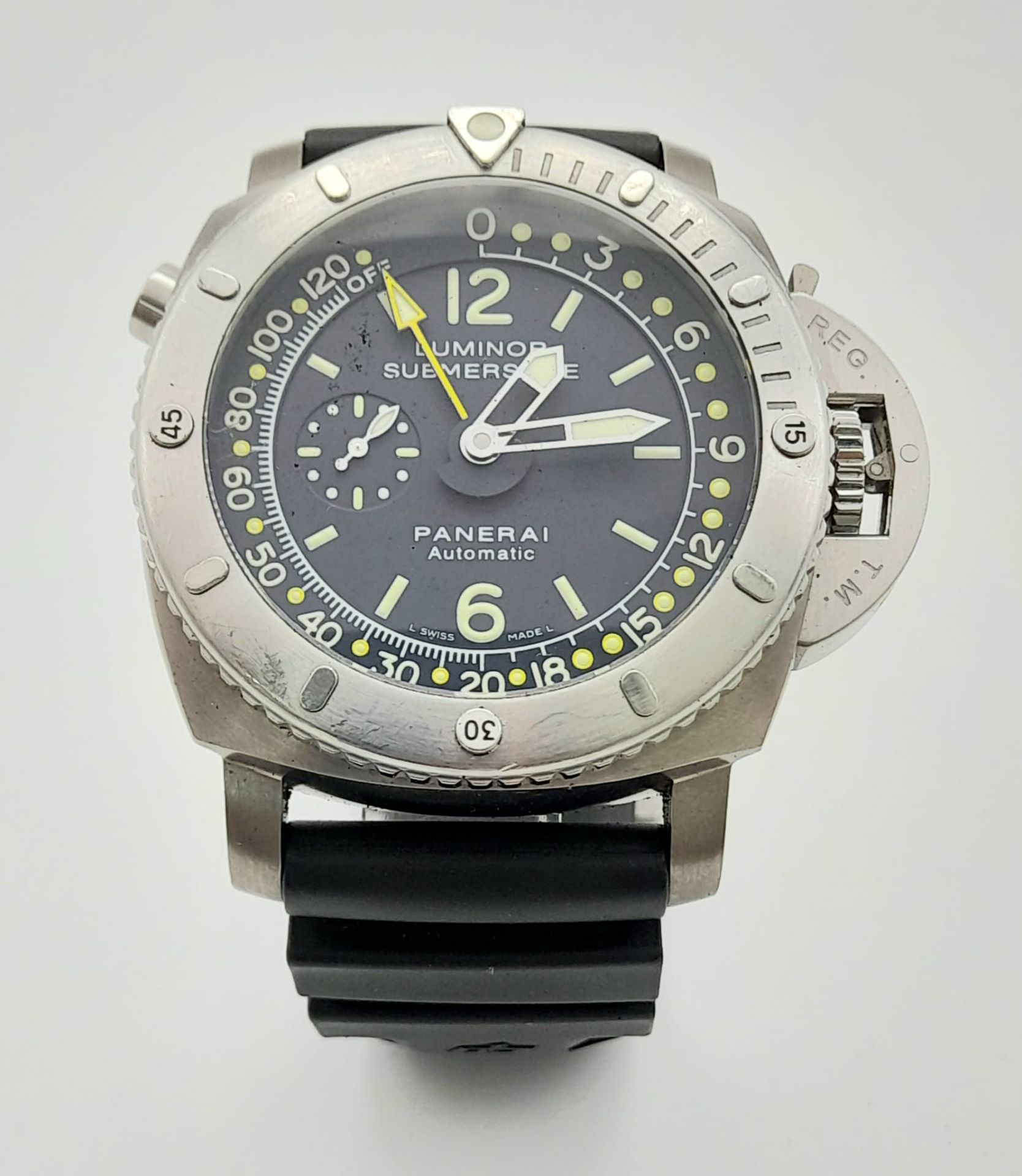 An Incredible Limited Edition Panerai Luminor 1950 Depth Gauge Automatic Gents Watch. A special