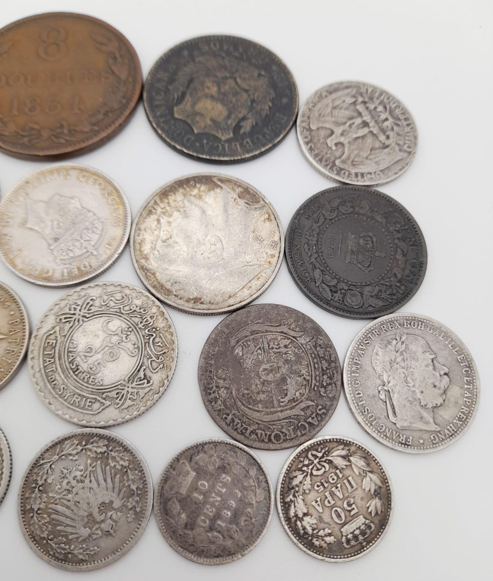 An Interesting Mix of Foreign Coins. Some silver, some rare, some silver and rare. Please see - Image 3 of 4