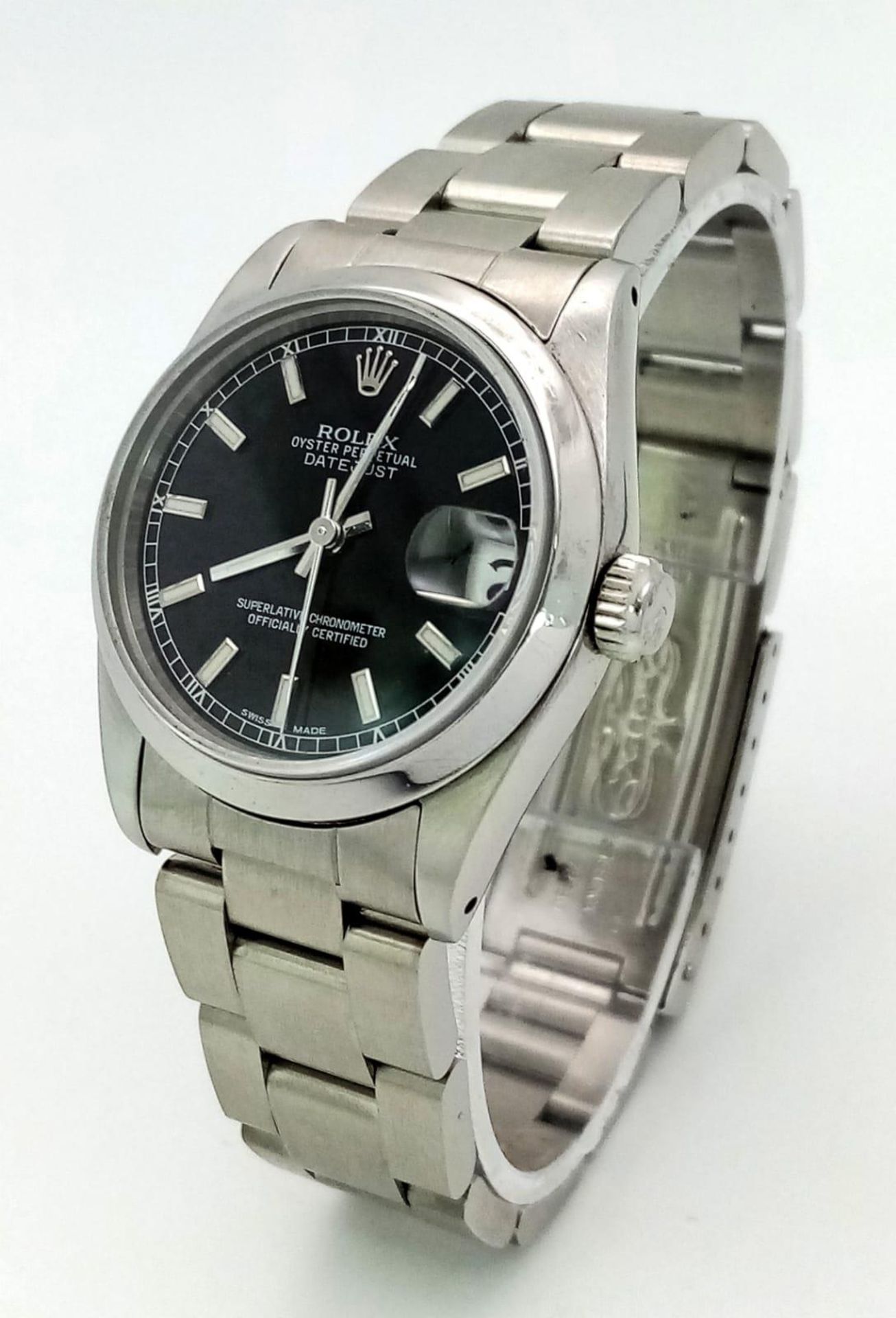 A Rolex Oyster Perpetual Datejust Automatic Ladies Watch. Stainless steel bracelet and case - - Image 4 of 31