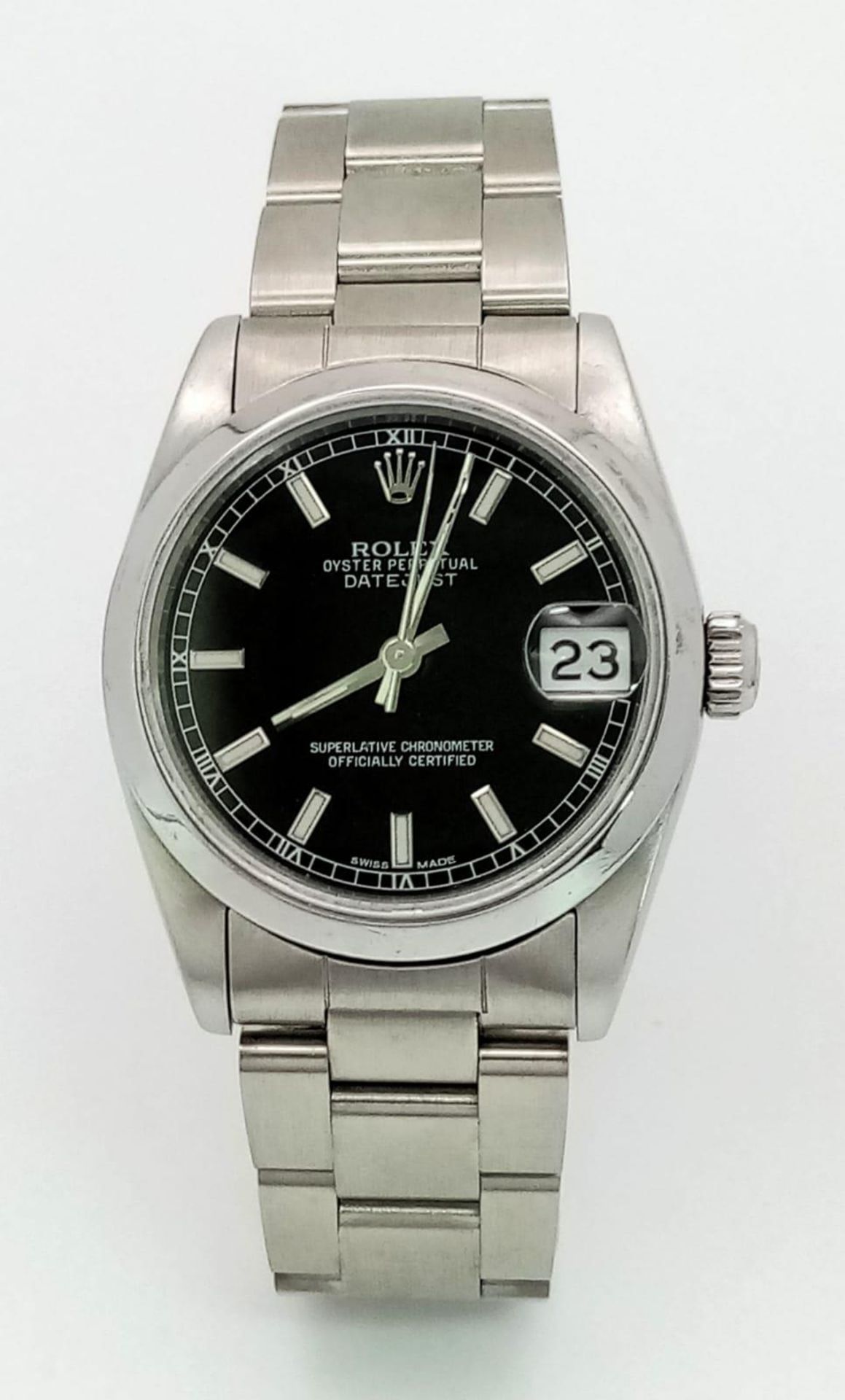 A Rolex Oyster Perpetual Datejust Automatic Ladies Watch. Stainless steel bracelet and case - - Image 8 of 31