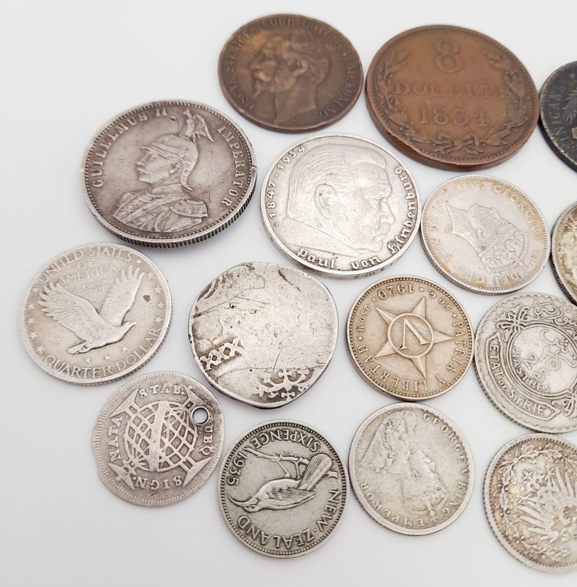 An Interesting Mix of Foreign Coins. Some silver, some rare, some silver and rare. Please see - Image 2 of 4