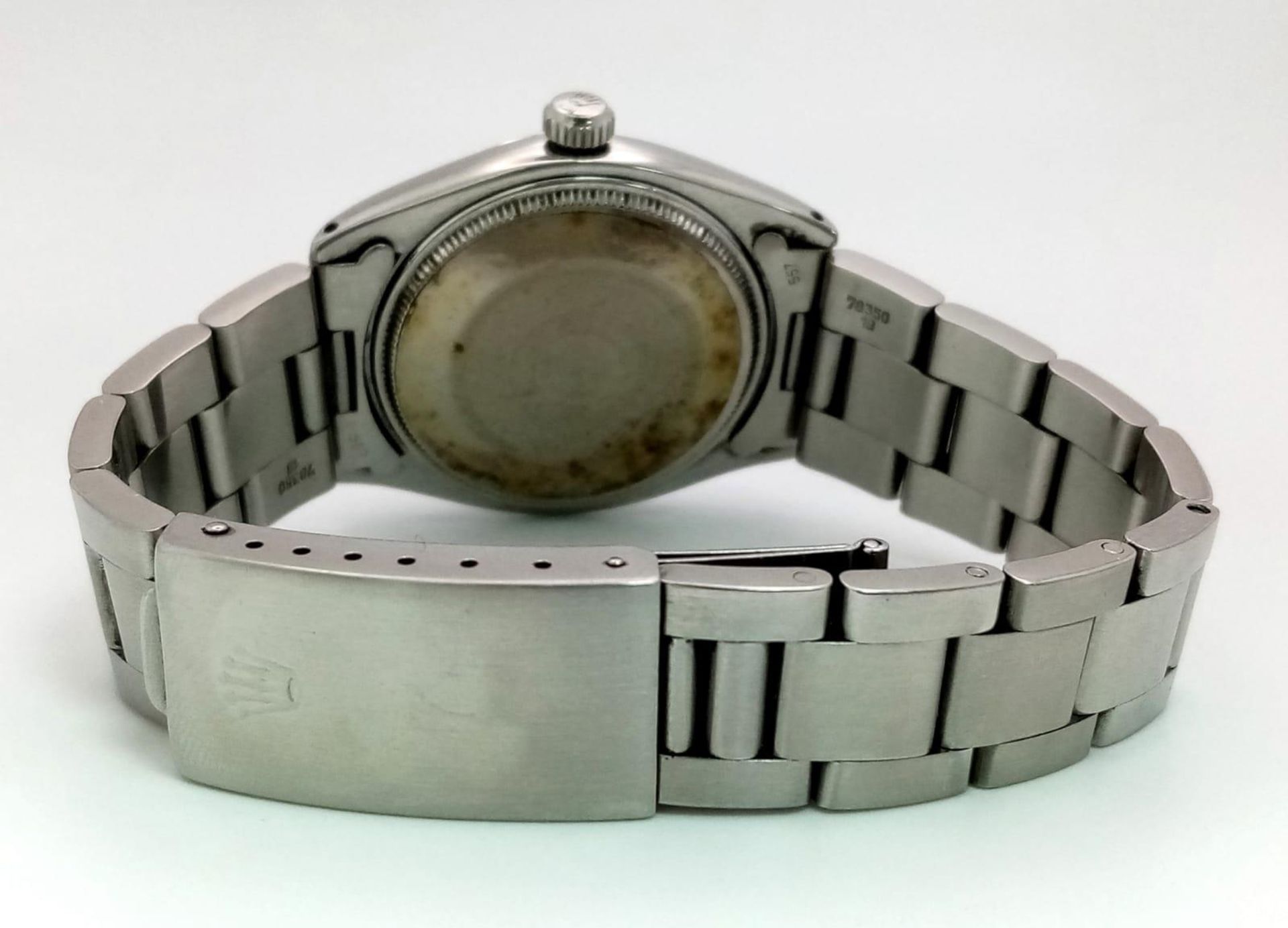 A Rolex Oyster Perpetual Automatic Gents Watch. Stainless steel strap and case - 35mm. Silver tone - Image 21 of 27