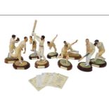 A Limited Edition Collection of Nine Endurance Cricket Figures. Includes such names as Fred