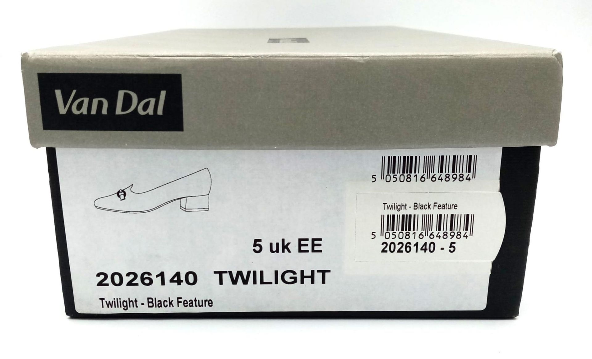 A Pair of Van Dal Twilight Black Patent Court Shoes, New in Box. Size UK5 (EU 38). - Image 4 of 4