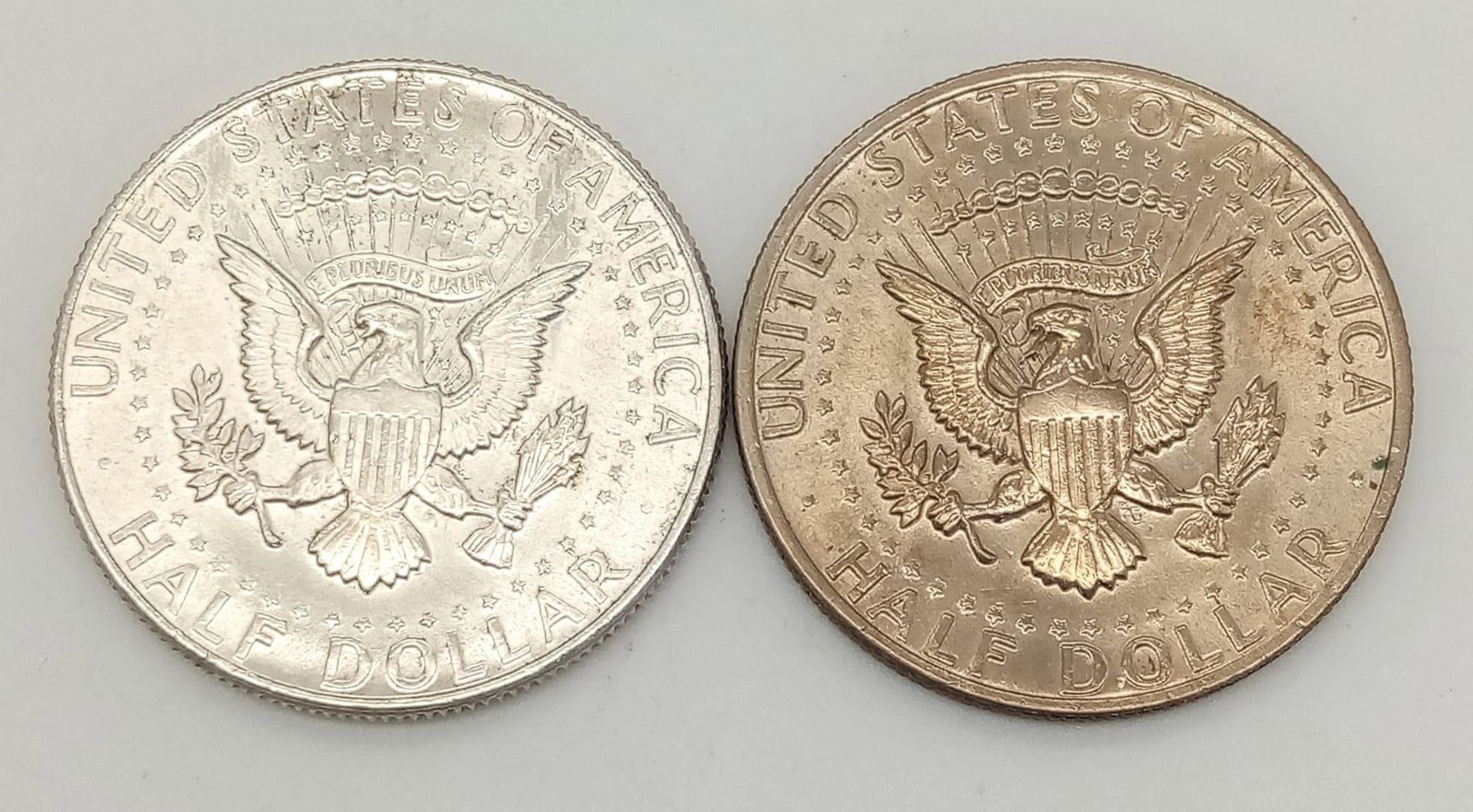 Two US Vintage Half Dollar Coins Comprising; An Uncirculated 925 Silver US Liberty Half Dollar - Image 4 of 5