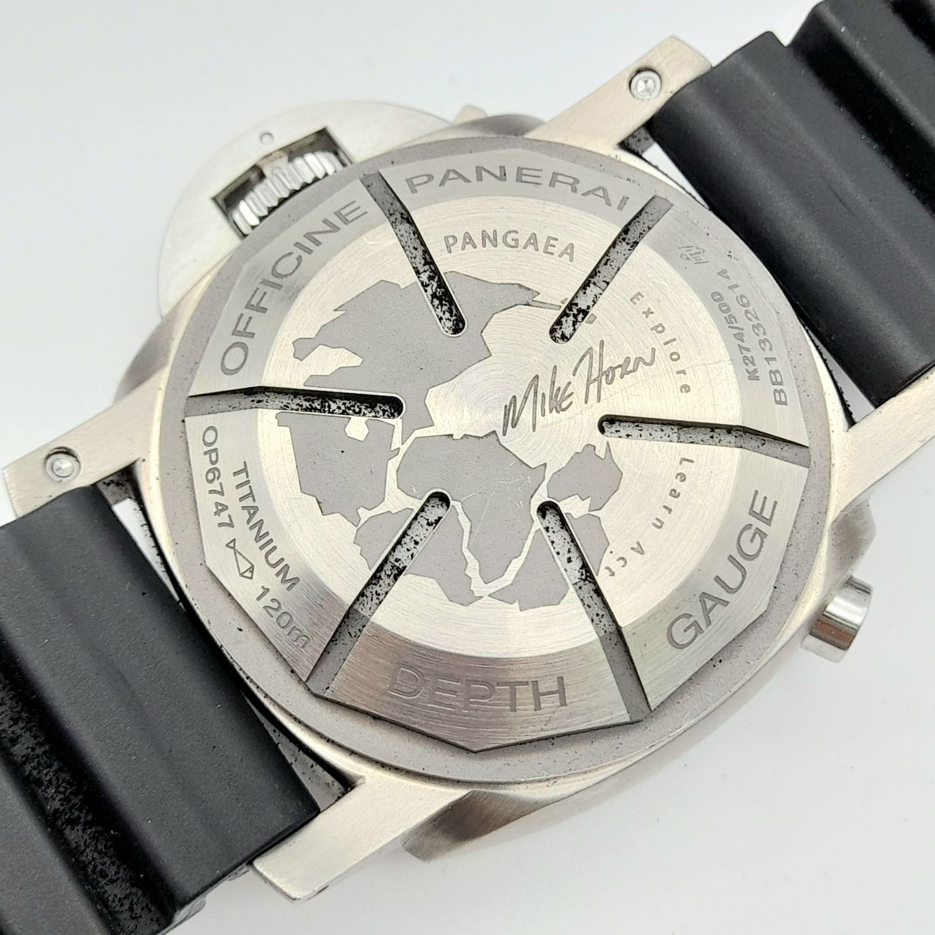 An Incredible Limited Edition Panerai Luminor 1950 Depth Gauge Automatic Gents Watch. A special - Image 10 of 21