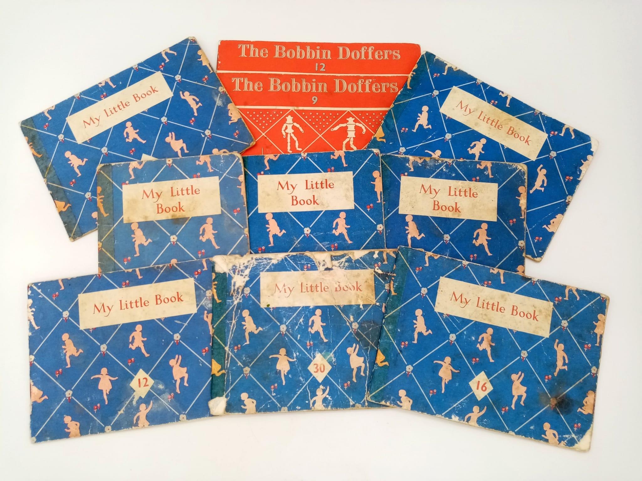 Eight Vintage Copies of My Little Book - Containing 'The Janet and John Stories' and Two copies of