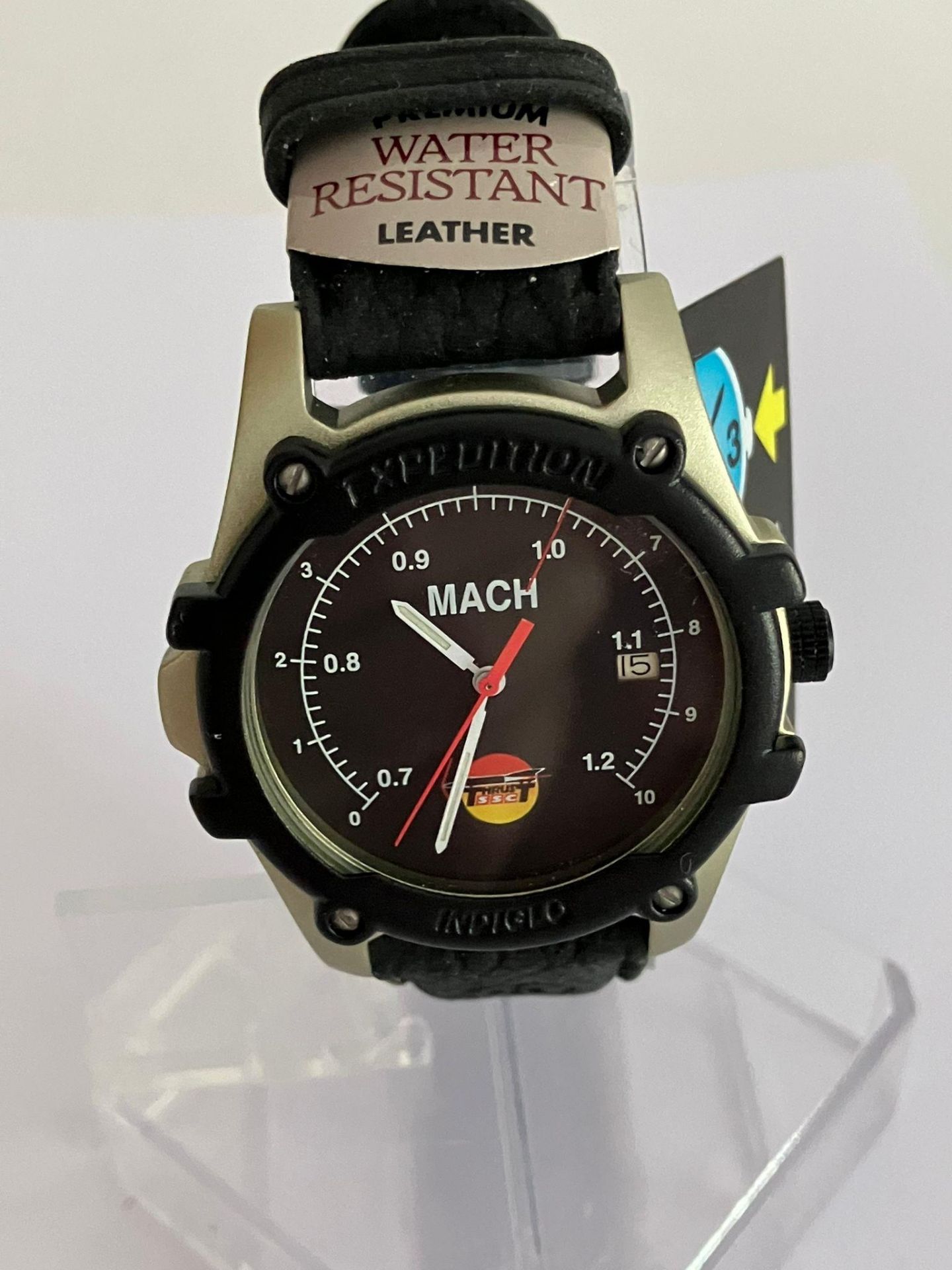 Rare Timex INDIGLO THRUST SSC MACH WRISTWATCH. Introduced by Timex to celebrate the new land speed - Image 2 of 7