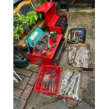 A GREAT SELECTION OF TOOLS TO INCUDE 2 TOOL BOXES