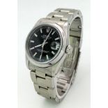 A Rolex Oyster Perpetual Datejust Automatic Ladies Watch. Stainless steel bracelet and case -