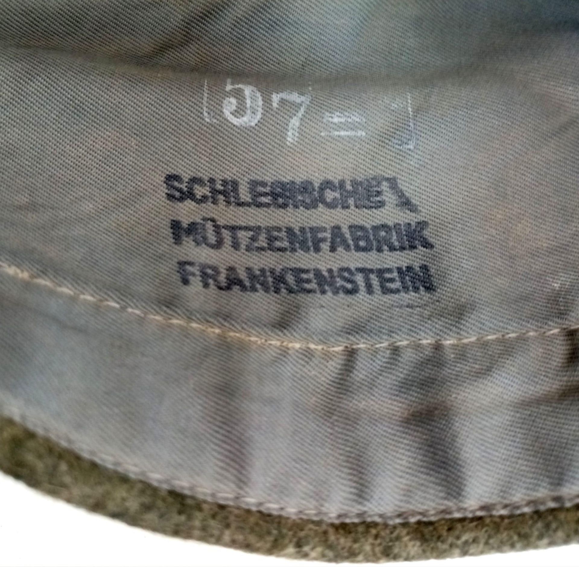 WW2 German Heer (Army) M34 Overseas Side Cap. Good condition for its age. - Image 8 of 11