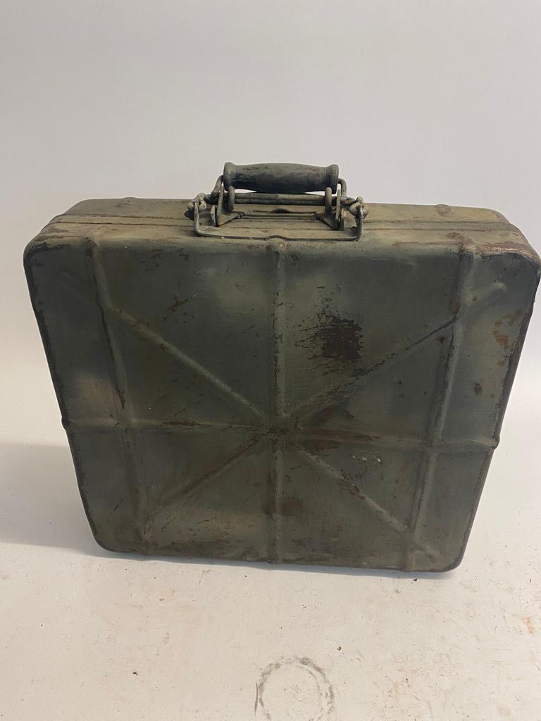 A WW2 German Camo Red Cross Case - These are normally associated with stick grenades or mortars. - Image 5 of 9