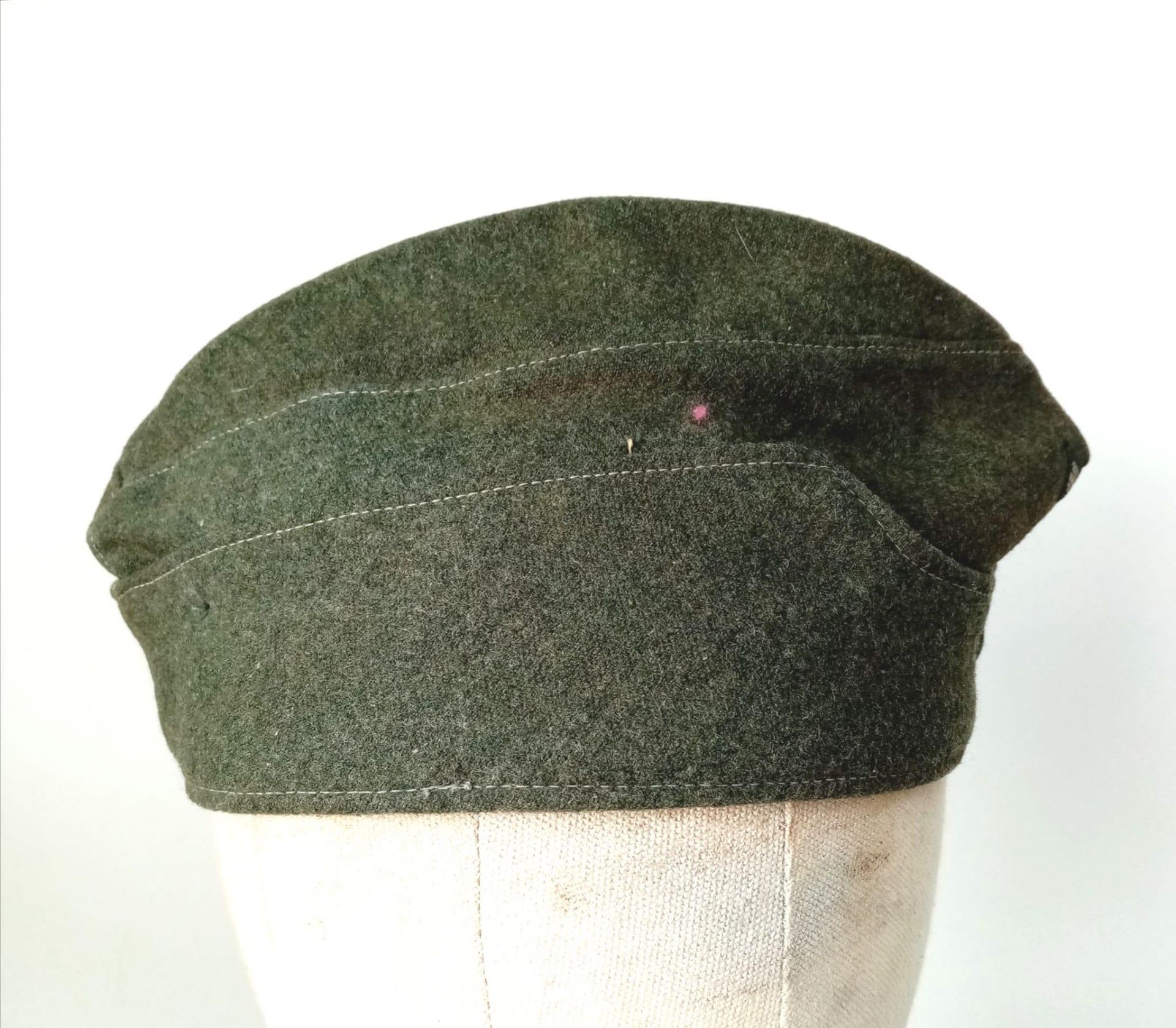 WW2 German Heer (Army) M34 Overseas Side Cap. Good condition for its age. - Image 5 of 11