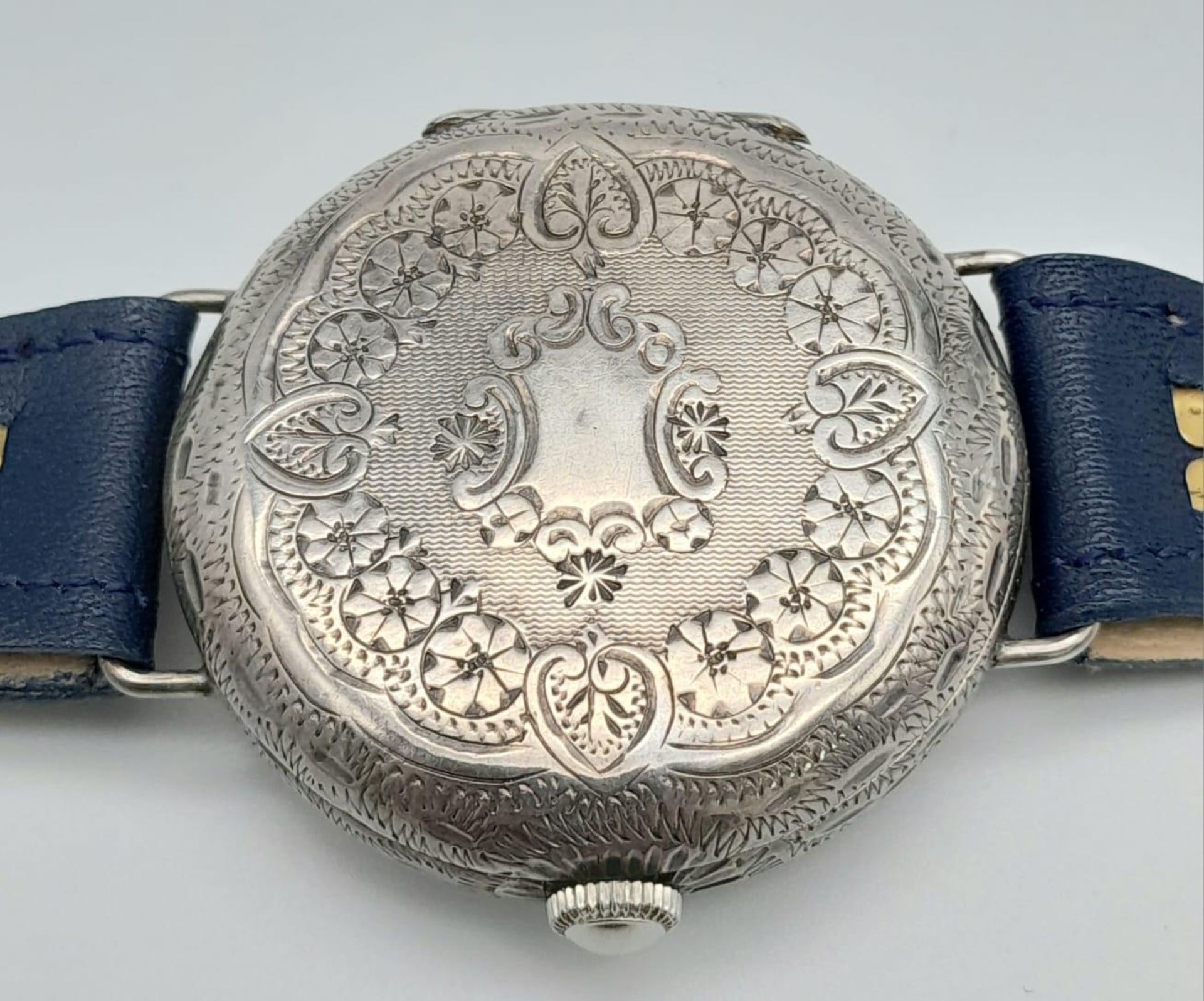 A Unique, Antique (1885) Sterling Silver Converted Fob Watch! This beautiful timepiece was made by - Bild 10 aus 19