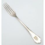 800 Marked Silver Fork with Hermann Göring’s personal monogram. From one of Göring’s many