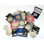 A Collection of Over 30 British Commemorative Crown Coins.