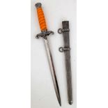 WW2 German Army Dagger. Original dagger with replacement original handle from another dagger.