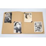 A Vintage Picture/Autograph Book of Hollywood Stars of the 40s and 50s. Some original autographs and