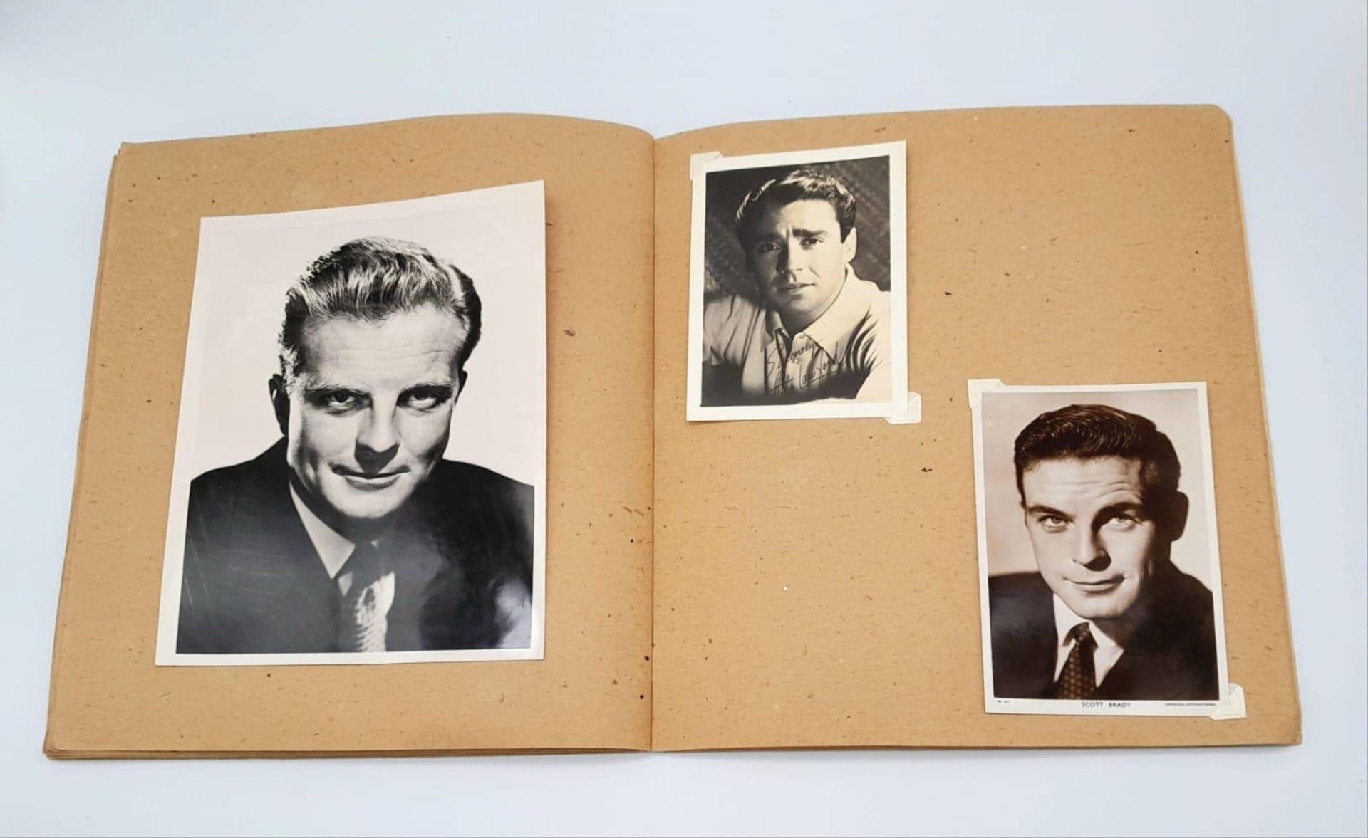 A Vintage Picture/Autograph Book of Hollywood Stars of the 40s and 50s. Some original autographs and - Image 3 of 4