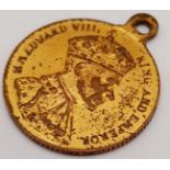 An Edward VIII 1937 Coronation Commemorative Coin/Pendant - For the Coronation that never was.