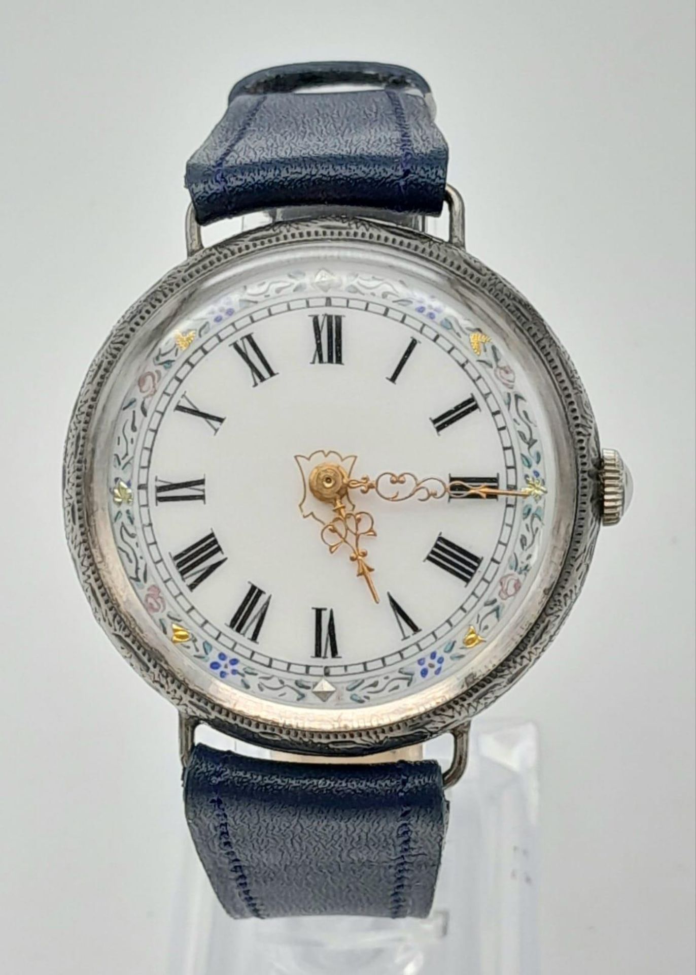 A Unique, Antique (1885) Sterling Silver Converted Fob Watch! This beautiful timepiece was made by