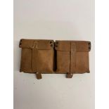 A WW2 German G43/K43 Ammo Pouch. Makers mark of ros and dated 1944. Ref: ML201
