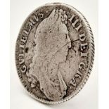 A 1696 William III Silver Sixpence Coin. Please see photos for conditions.