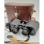 A Very Collectible Vintage Pair of Carl Zeiss Jena 12 x 50B Spezial Nobilem Binoculars. In very good