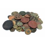 A Collection of 53 Ancient Coins! Please see photos for finer details.