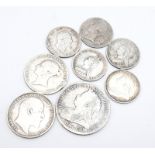 Small Parcel of Antique British Silver Coins: Charles IV 1837 4 pence, 4 x Victorian 3 pence -