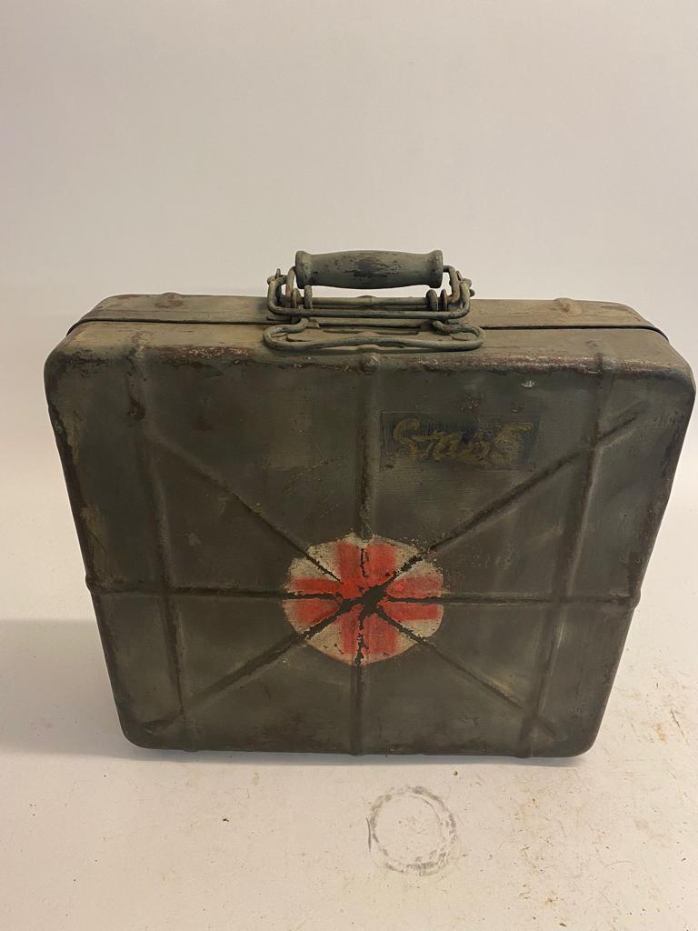 A WW2 German Camo Red Cross Case - These are normally associated with stick grenades or mortars.
