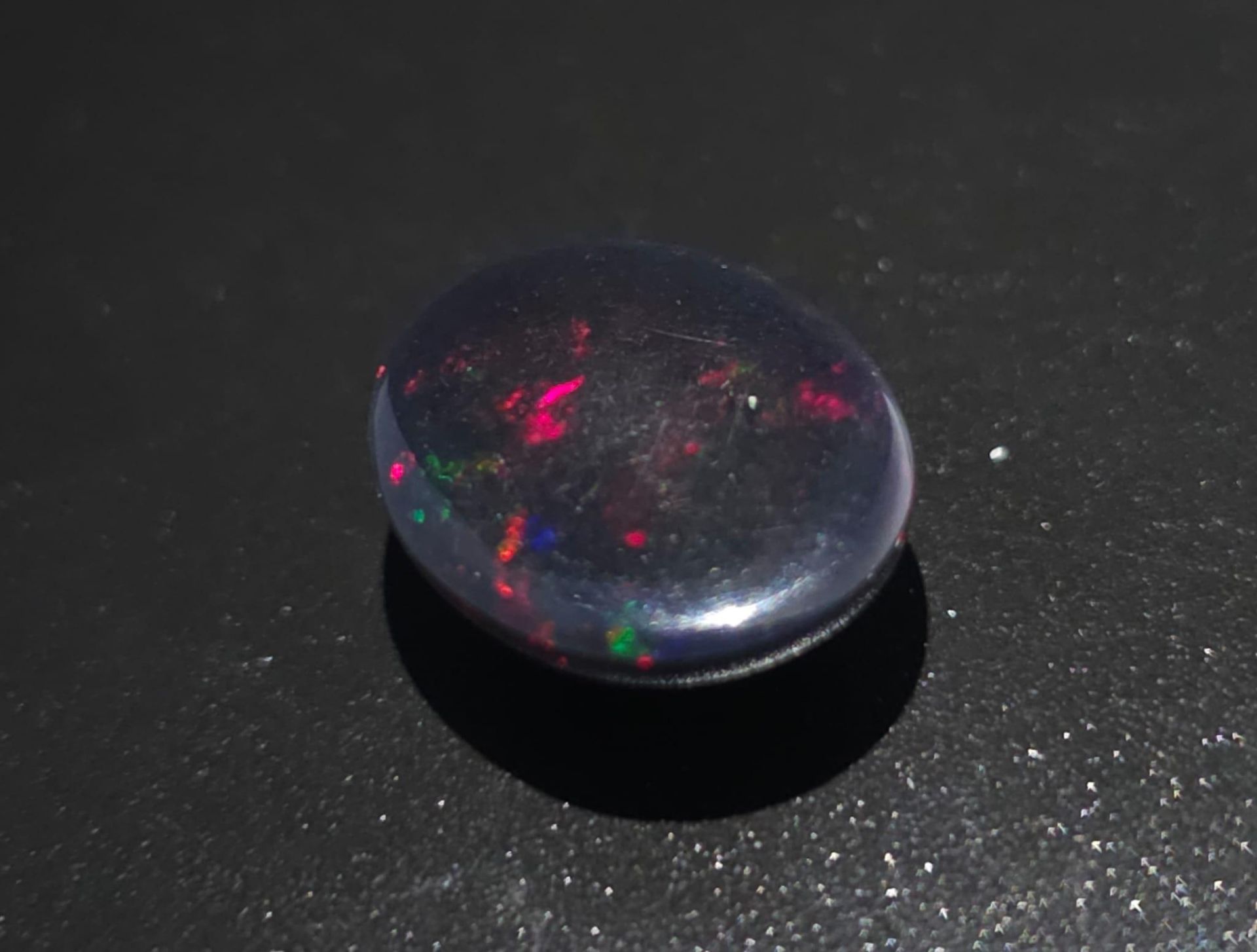 6.80ct Black Ethiopian Fire Opal. ITLGR Certified. - Image 3 of 5