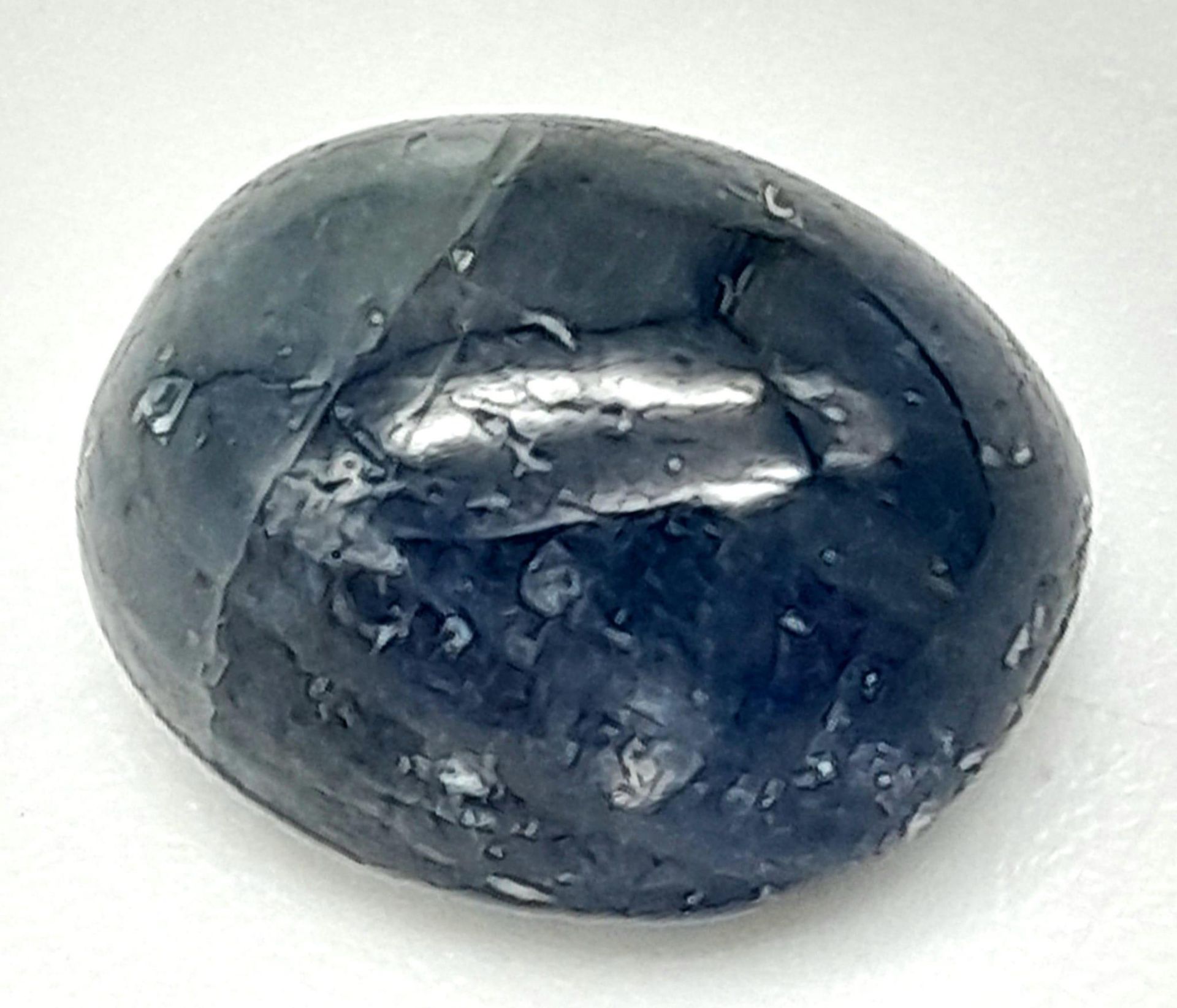 A 3.10ct Blue Sapphire. Oval Shape. GRS Lab Certified
