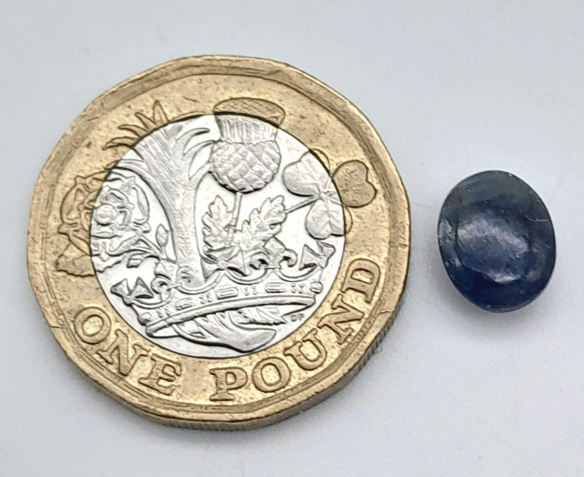 A 3.10ct Blue Sapphire. Oval Shape. GRS Lab Certified - Image 2 of 3