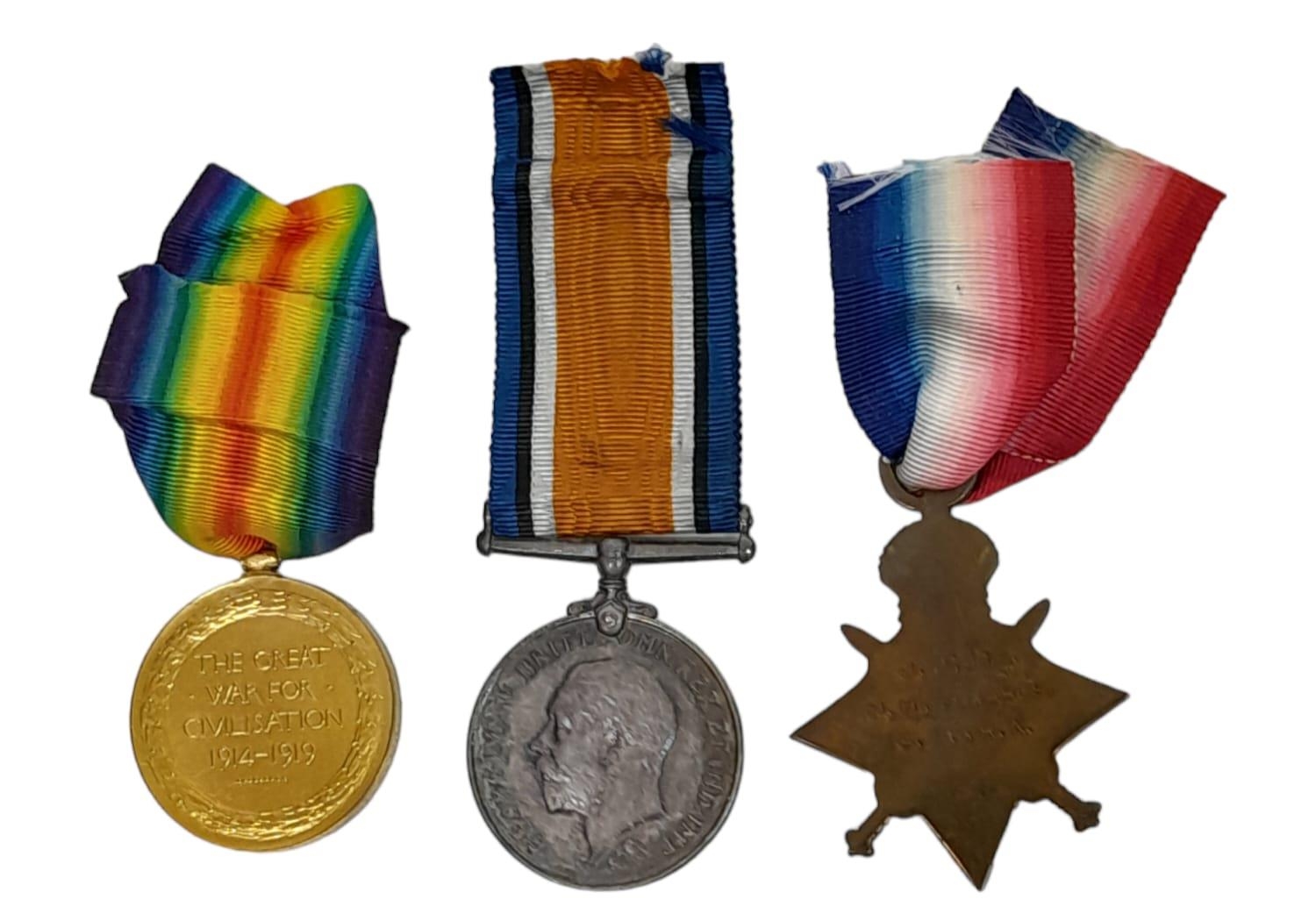 An interesting WW1 Medal Trio & Death Plaque to Able Seaman Herbert Edwards who started his career - Image 6 of 8