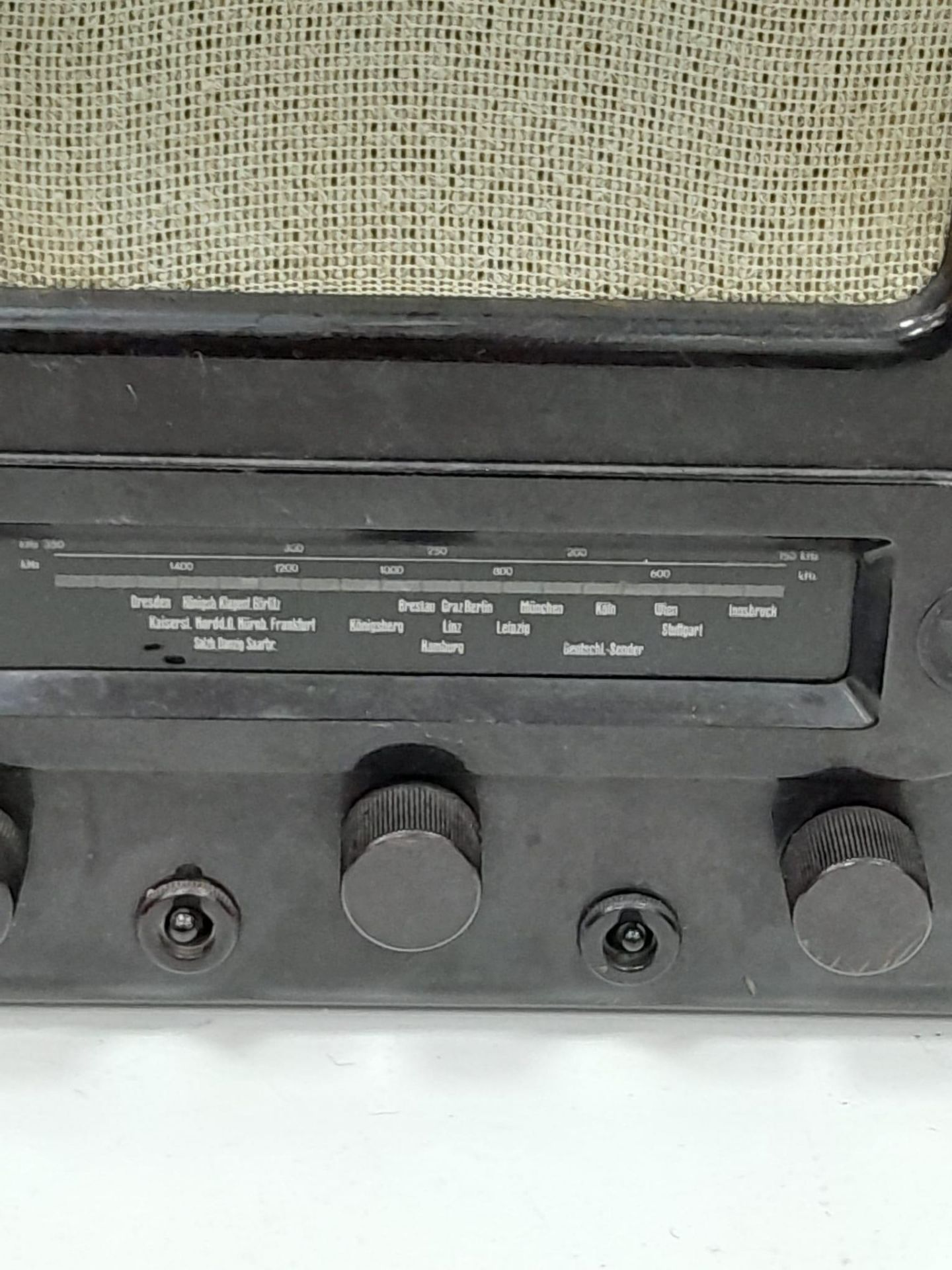 WW2 German Volksempfänger 301 DYN (People’s Receiver). Affordable radio sets with present stations - Image 5 of 5