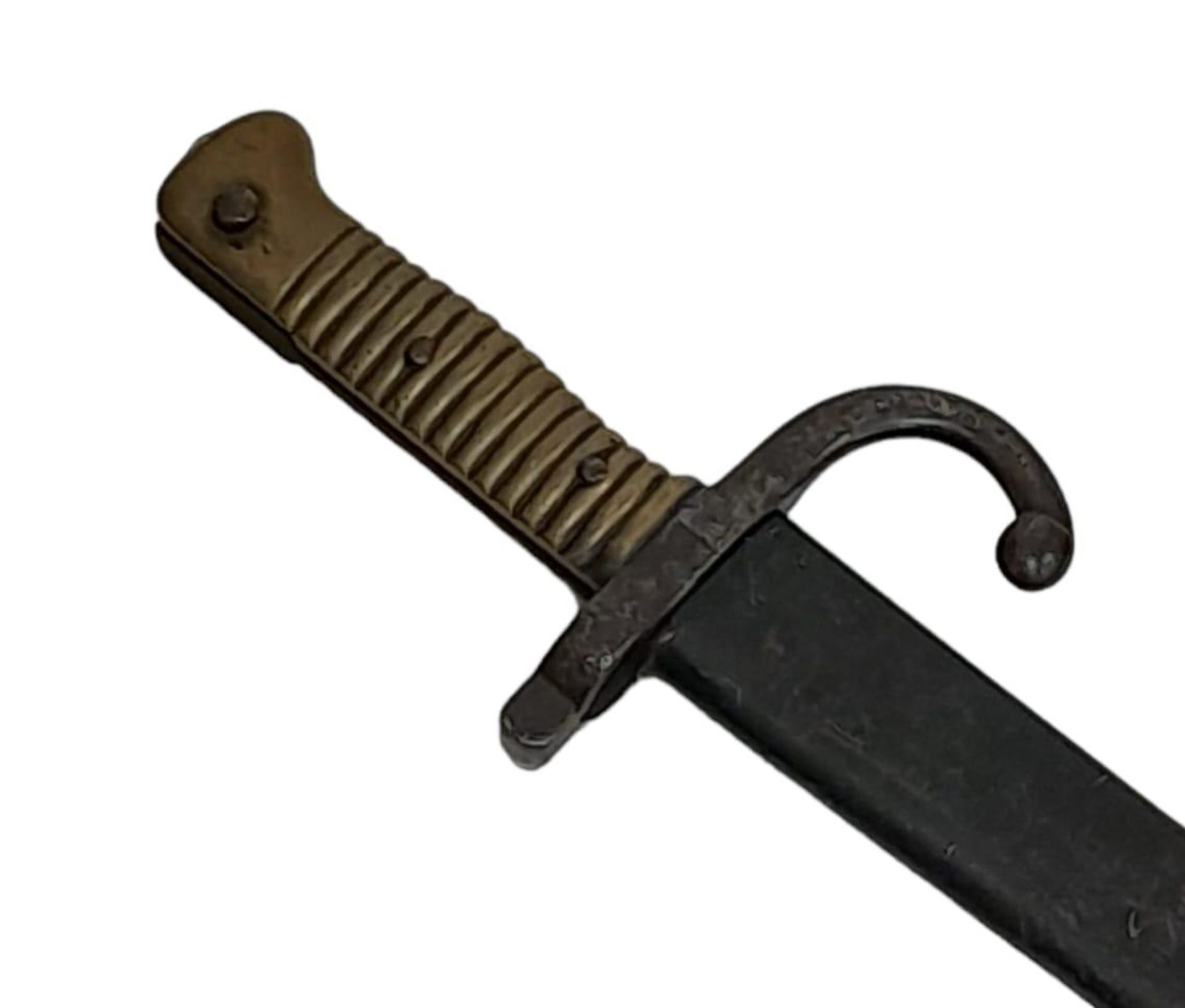 WW1 French 1866 Model Chassepot Sword Bayonet. - Image 3 of 6