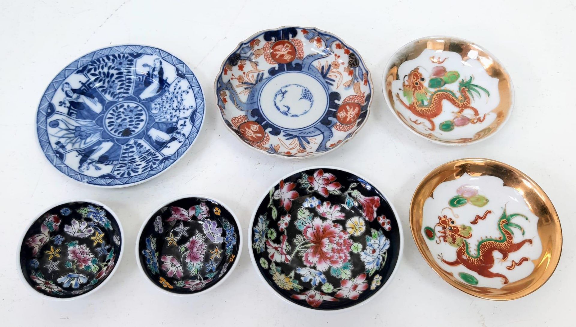 A Selection of Seven Mid-19th Century Chinese Sauce Bowls/Dishes. - Bild 2 aus 9