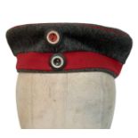 WW1 1914 Dated Imperial German Feld Mütze Pork Pie Hat. Marked to the 157th (4th Silesian)