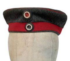 WW1 1914 Dated Imperial German Feld Mütze Pork Pie Hat. Marked to the 157th (4th Silesian)