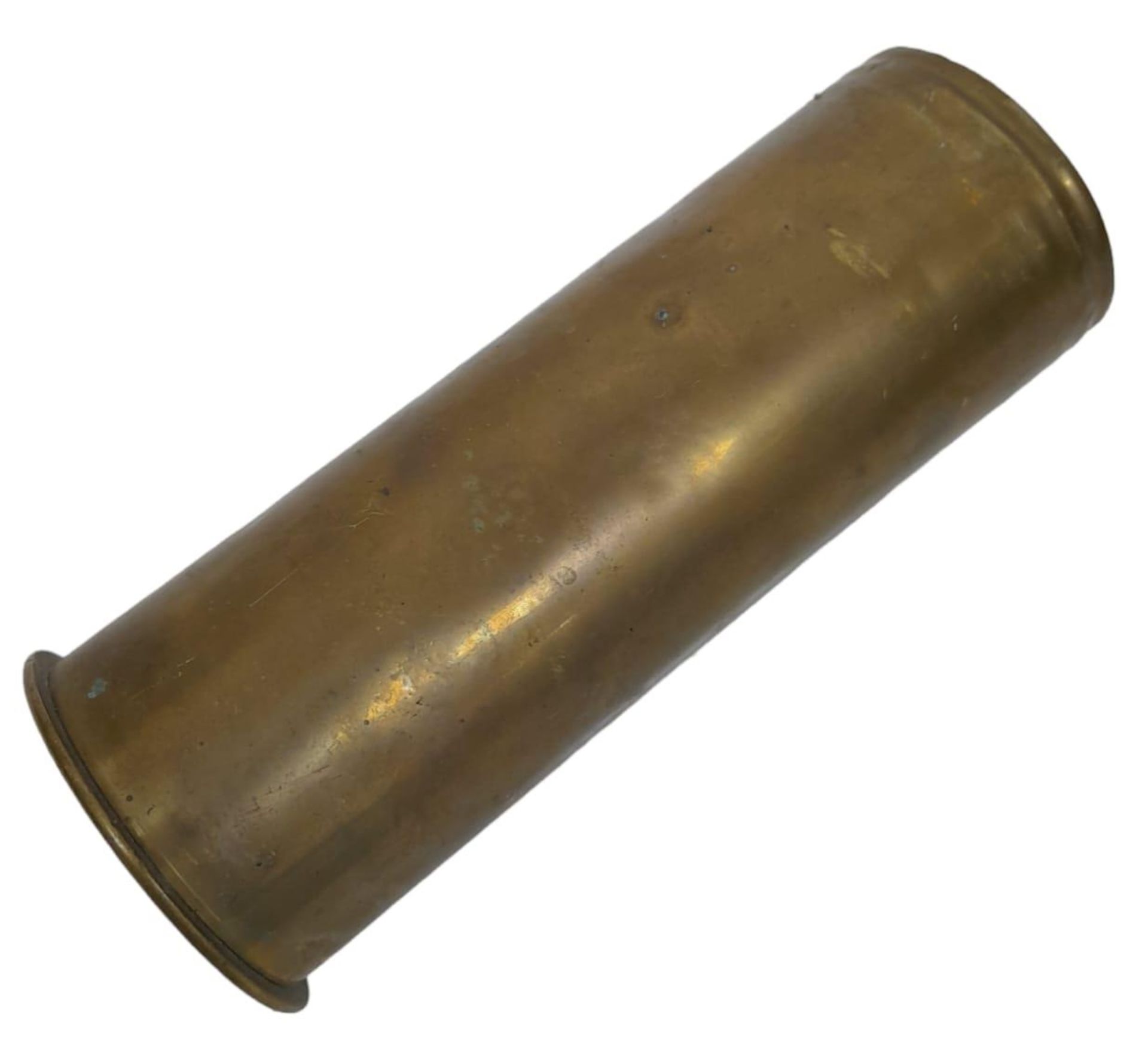 INERT WW1 Imperial German 77mm HE Shell. Dated 1917. Mainland UK Shipping Only.