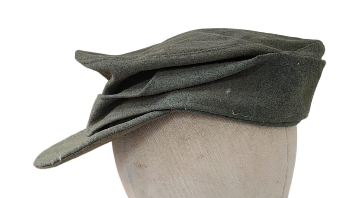 3 rd Reich Waffen SS M43 Ski Cap. Period related small tear on the top. Overall good condition for - Image 2 of 6
