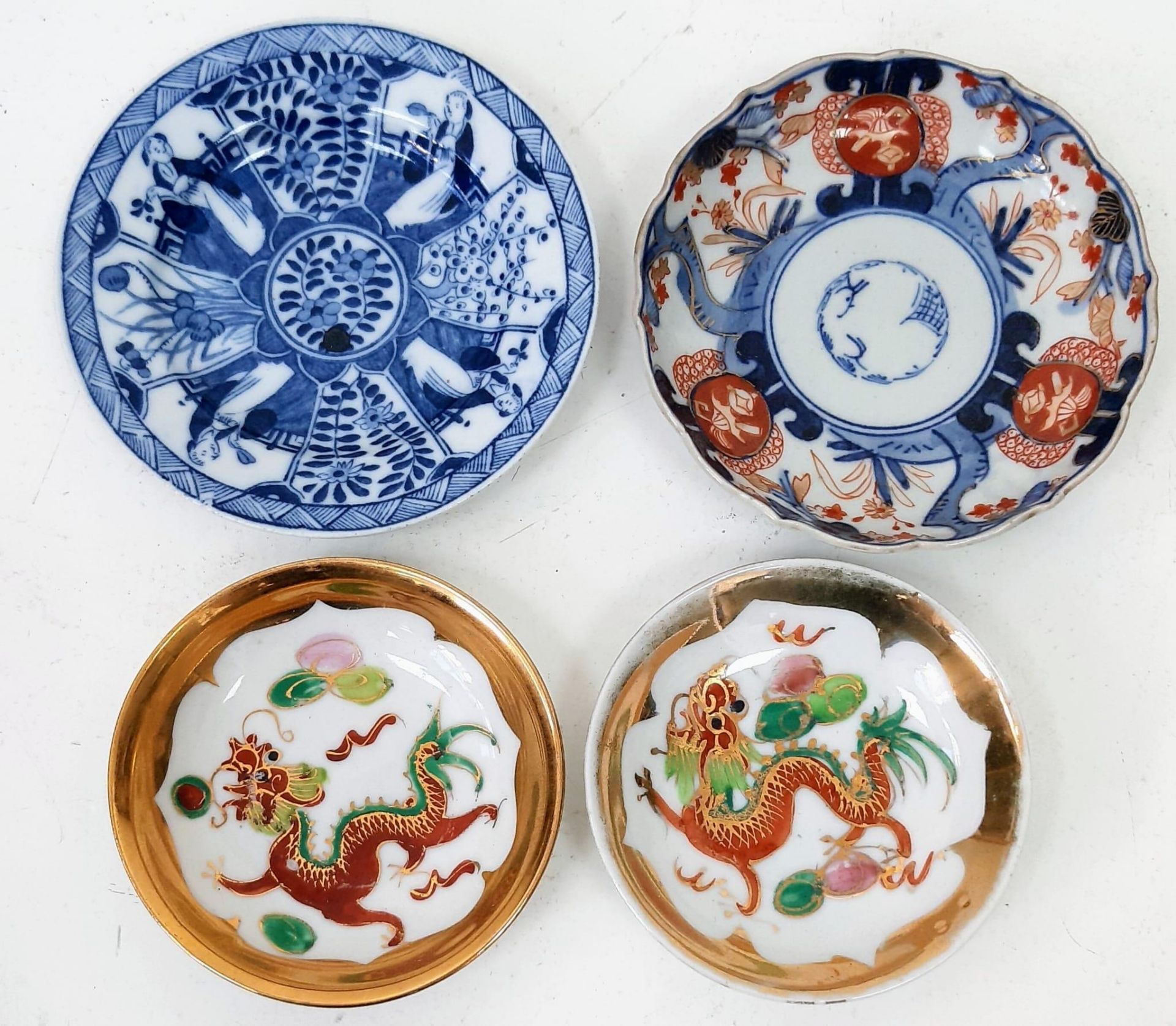A Selection of Seven Mid-19th Century Chinese Sauce Bowls/Dishes. - Bild 4 aus 9